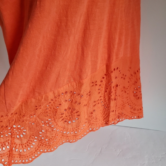 ANTHROPOLOGIE Meadow Rue Knotted Lace Tank XS - Picture 7 of 9